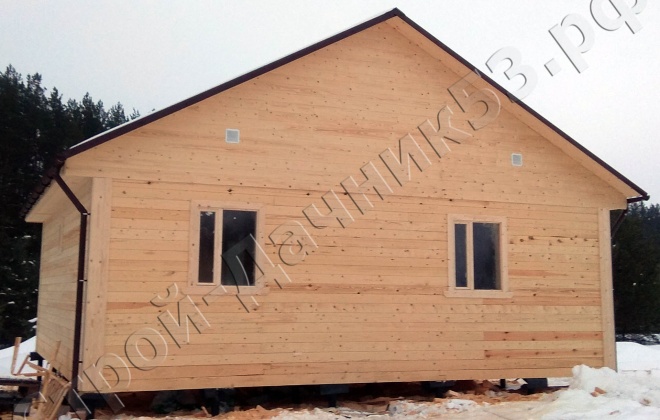 4 брусовой дом 8.5×8, 68 м², тульская область,  суворовский район, деревня гущино (5)